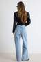 Mavi %100 Pamuk Yüksek Bel Ekstra Wide Leg Jeans TWOAW27JE00075 - 4