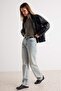 Açık Mavi Yüksek Bel Straight Düz Kesim %100 Pamuk Non-Stretch Jeans TWOSS25JE00084 - 2