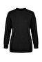 Black Soft Textured Stone Detailed Knitwear Sweater Tctaw26Ak00007 - 5