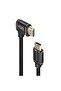 HDMI Cable 5 Meter, Mesh Braided Right Angle 4K UHD Resolution Cable, Ethernet and 3D proLink4K1-500