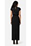 Long Plus Size Slit Lined Puerto Rican Fabric Maternity Dress - 5