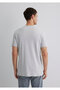 Logo Printed Gray T-Shirt Slim Fit / Slim Fit 0610360 -70075 - 5