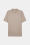 Ds Damat Comfort Beige Soft Viscose Blended Comfortable Crew Neck T-Shirt - 6