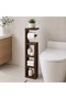 Wooden Toilet Paper Holder with 3 Shelves – Pinterest Design, Ready to Assemble, Bathroom Organizer, Invisible Screw, 60×17 cm - 2