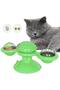 Cat Play Ball with Suction Cup Windmill Cat Toy Catnip Included - 7