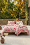 Cotton Collection Winter Flannel Double Duvet Cover Set Floral - 2