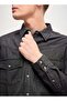 Men's Classic Grey Solid Relax Fit Denim Overshirt for Every Occasion - 4