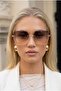 Crystal Dot Square Gradient Ultra Light Uv400 Protection Women's Sunglasses - 4