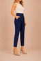 Slim Carrot Leg Belted Women's Trousers – Timeless Elegance, Maximum Comfort, Modern Silhouette - 6