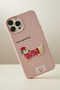 iPhone 11 Compatible Silicone Phone Case with Kawaii Embroidery and Cute Dog Figure - 4