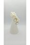 Flower and Stone Detailed Pearl Rubber Buckle