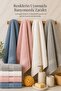 4-Piece Hand and Face Towel Set 50X85 cm Aura - 6