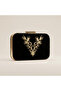 Turquoise Embroidery Detailed Bag Black - 2