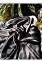 Shiny Satin Janjan Hijab Evening Dress Shawl - 2