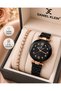 Women's Wristwatch Black Color Steel Cord Bracelet Gift 2 Years Warranty Dkl0002022-132 - 5