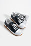 Raul Women's Rubber Laced Light Sole Genuine Leather Sneaker Navy Blue/White - 3