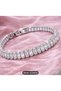 Premium Series Baget Stone Zircon Waterway Bracelet - Non-Tarnish Vip Jewelry - 4