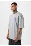 My Life Printed Oversize T-Shirt - Black - 3