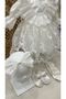 baby girl 0/3-3/6 MONTHS ORCHID MAWLID SET lace detail - 4