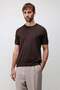 Coffee Comfort Slim Knitwear T-Shirt