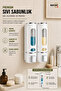 3Pcs Liquid Soap Dispenser 400ml Wall Mounted Shower Soap Shampoo Dispenser Kitchen Bathroom Soap Holder M-52 - 4