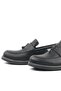 Rakerplus Black Matte Loafer Classic Children's Shoes - 4