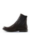 Brown Leather Women's Flat Boots 01Wm5400 - 3