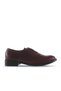 Burgundy Leather Women's Flat Shoes 01Wt2400