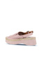 Dusty Rose Leather Women's Flat Sandals 01Wy8208 - 4