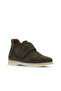 Khaki Suede Women's Flat Boots 01Wt3312 - 3