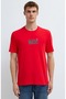 M0613186 Logo Printed T-Shirt Men's T-Shirt Red - 3