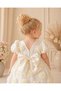 Girl Baby Girl Child Short Sleeve Back Detail Bow Special Occasion Birthday Party Wedding Holiday Dress - 4