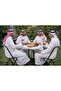 طقم طاولة قابلة للطي مع 4 كراسي - RQ-31024 – أبيض - 5