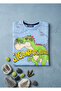 Boy's T-Shirt Dinosaur Printed - 2