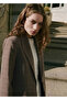 Plaid Pattern Fabric Blazer Jacket - 6