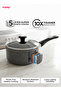 NCB 7104 7Pcs Granite Nonstick Cookware Set 5 Layer Aluminium Glass Lid Spatula 24cms 2 - 4