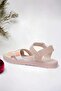Pink Hologram Girls Sandals - 4