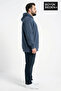 Men's Plus Size Slim Hooded Sleeves and Hem Ribbed Thin Swatshirt Spr26Bsw957 - 2