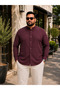 Slim Fit Battal Slimfit Hakimyaka Cotton Satin Men's Shirt - 2