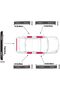 5-Pack Car Door Sill Plate Protectors, Black Carbon Universal Trunk Bumper Guard for Auto - 2
