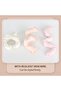 Satin Covered Overnight Hair Curlers,Rods for Heatless Sleep-in Curls,6 Pcs - 4