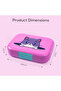 Bento Lunch Box, Microwave Safe Removable Food Tray - Pink - 7