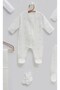 100% Cotton Love Time Muslin Set of 10 Ecru - 4