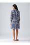 Women's Blue Chiffon Dress – with Straps and Cotton Lining Detail |   Comfortable Fit |   Suitable for Four Seasons - 2