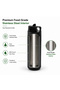 Stainless Steel Vacuum Flask - Black - 5