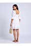 Women's White Flounce Dress – Layered Form, Light Like Daylight |   Frn Line - 2