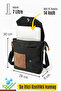 Gk62 Canvas (Cotton) Postman Bag Multi-Section University Daily Bag MacBook Tablet Bag Black - 8