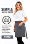 Simple kitchen apron with adjustable strap - 7