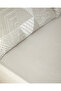Trio Patch Easy-Iron Double Bed Sheet Duvet Cover Set 200X220 cm Beige - 6