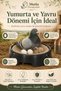 Folluk 20 Pieces 20 Pieces Felt Pigeon Oval Pigeon Folluk and Felt Egg Bowl Pigeon Nest Coop - 8